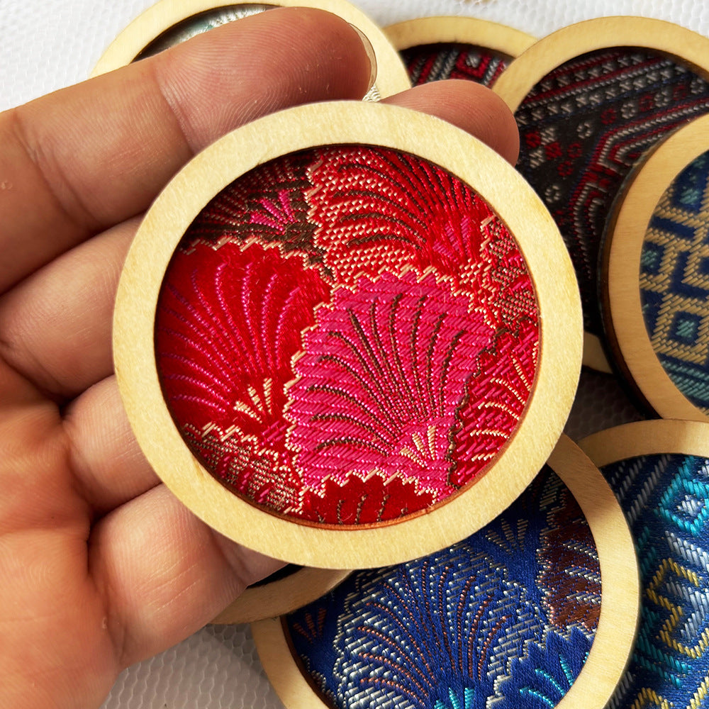 Zhuang brocade fridge magnet