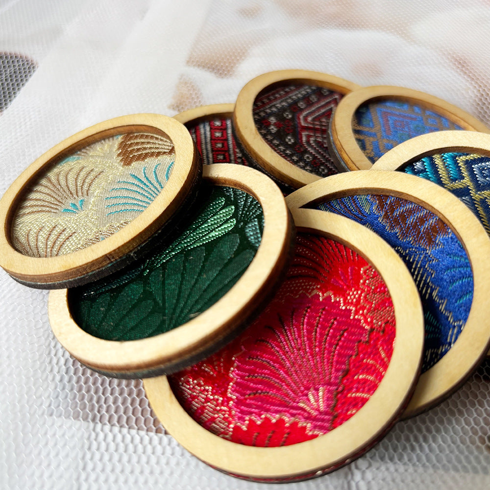 Zhuang brocade fridge magnet